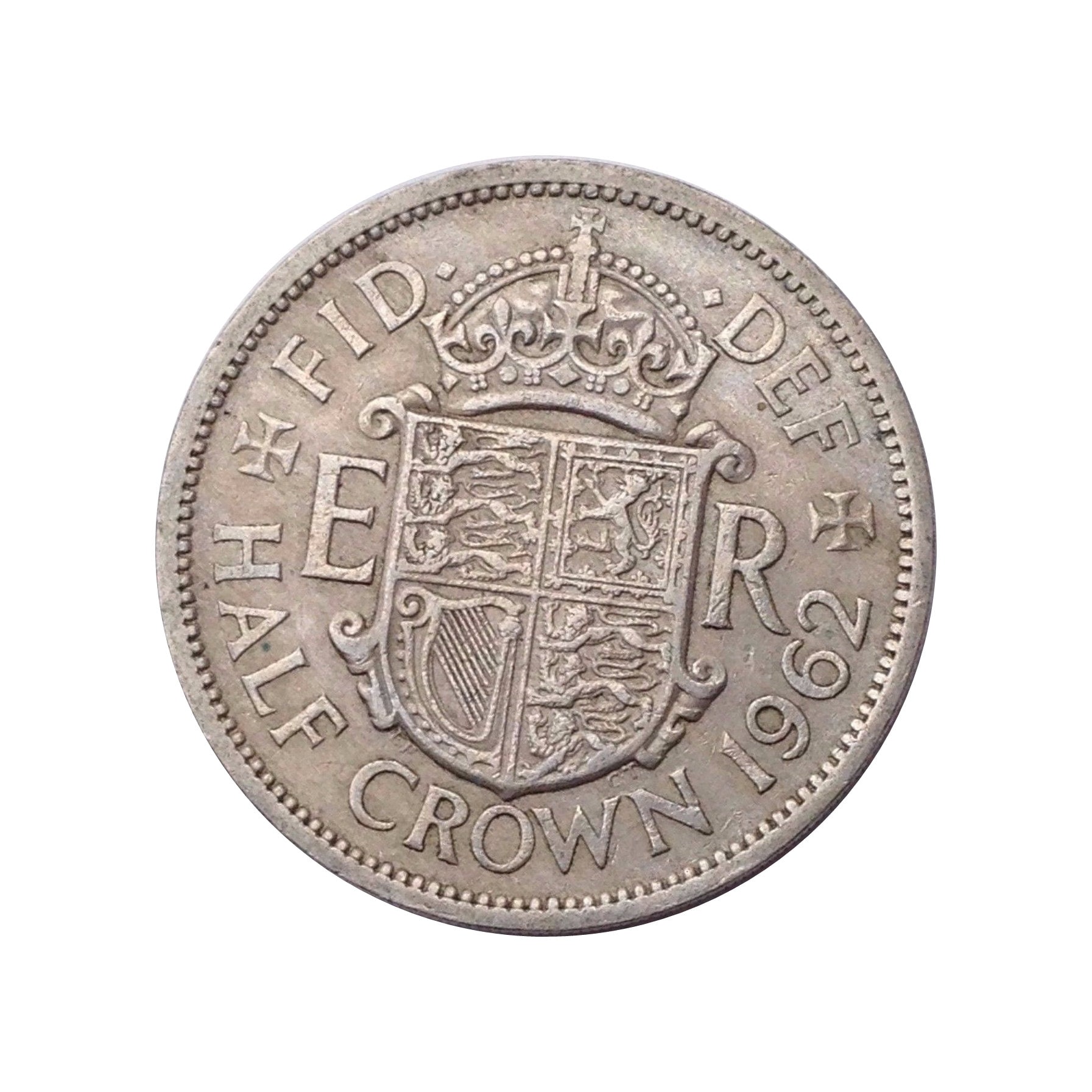 Image of 1962 Halfcrown Coin Great Britain From Queen Elizabeth 2nd, Perfect For Birthdays , Anniversary Or Craft & Jewellery