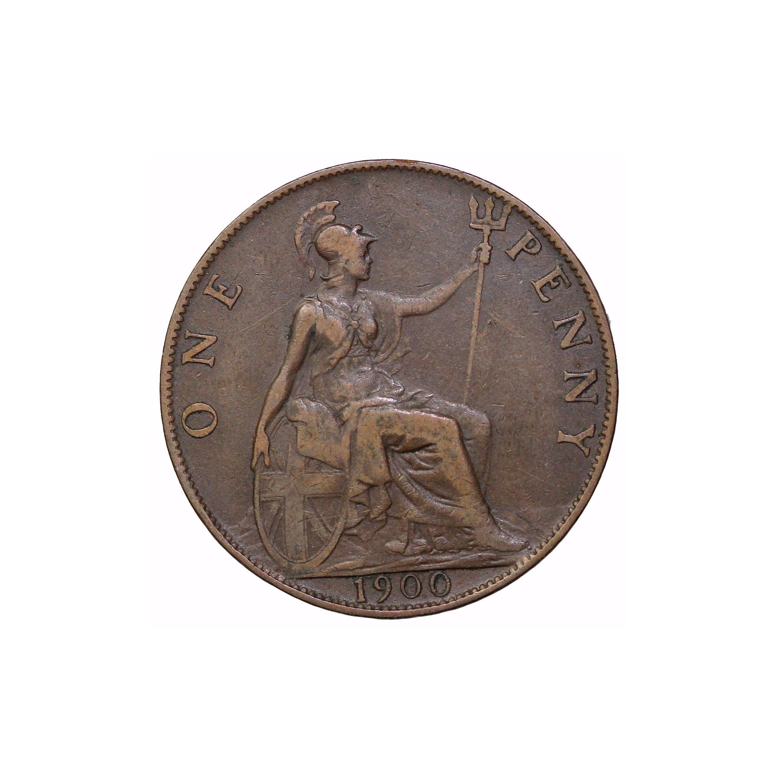 1900 One Penny Coin Great Britain From Queen Victoria Perfect For one-penny-1900-anglia-kr-lowa-victoria-stara-g-owa-12549896581
