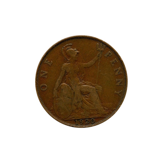 イギリス　ペニー　ジョージ　まとめ売り 1920年 1ペニーコイン イギリス ジョージ5世より 誕生日、記念日、工芸