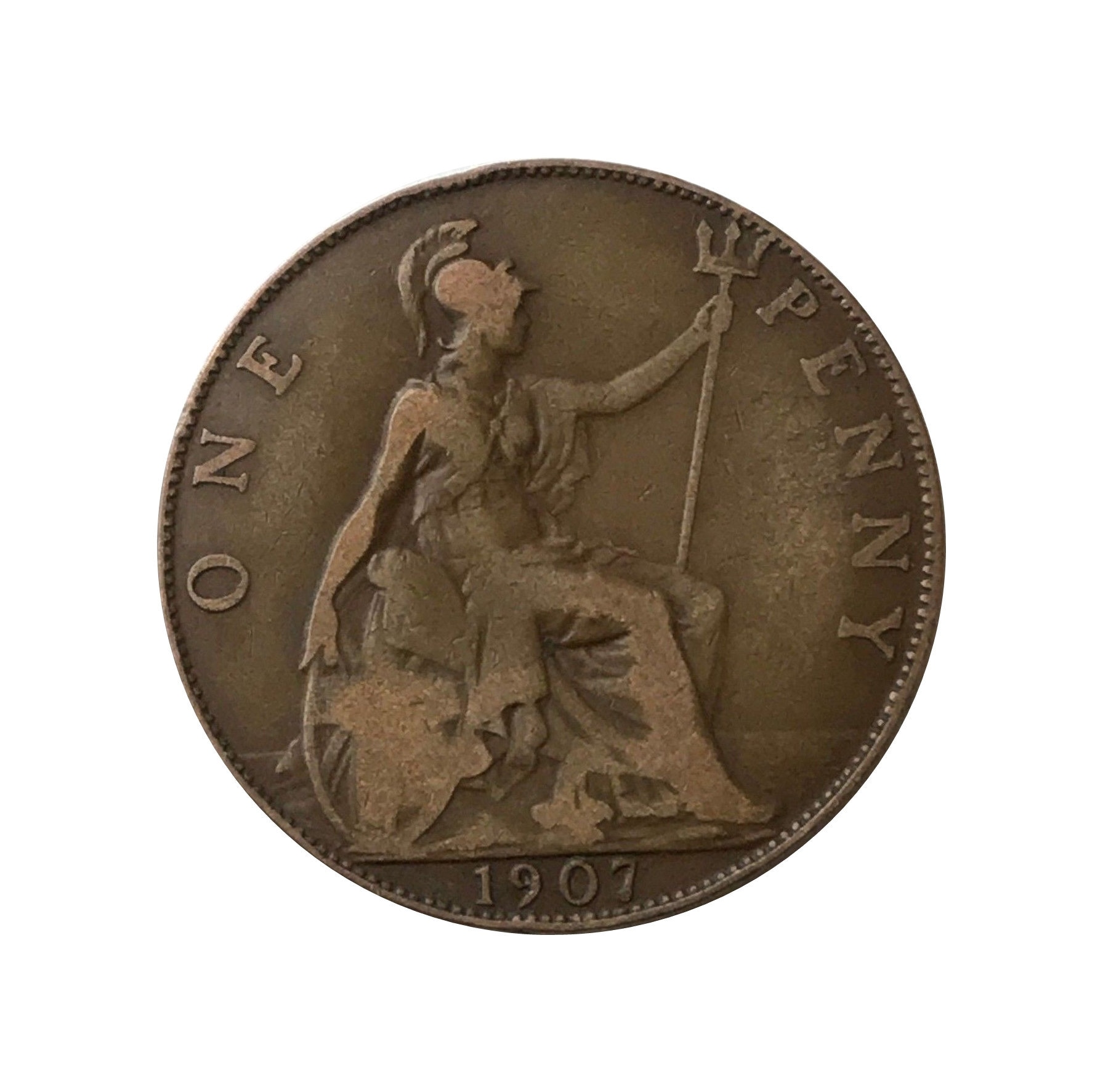 ONE PIECE in English gold sovereign Edward VII, 1907 U…