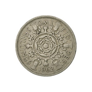 硬貨 イギリス 1962年 シリング 2種類 コイン 美品です 本物