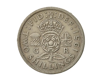 ジョージ6世の銀フローリン/2シリング硬貨（1937-1951年選択） - Etsy 日本