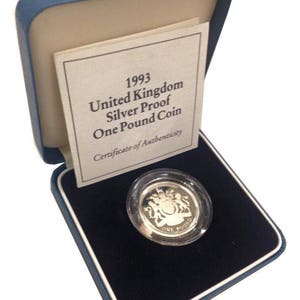 1993 Silver Proof One Pound Coin