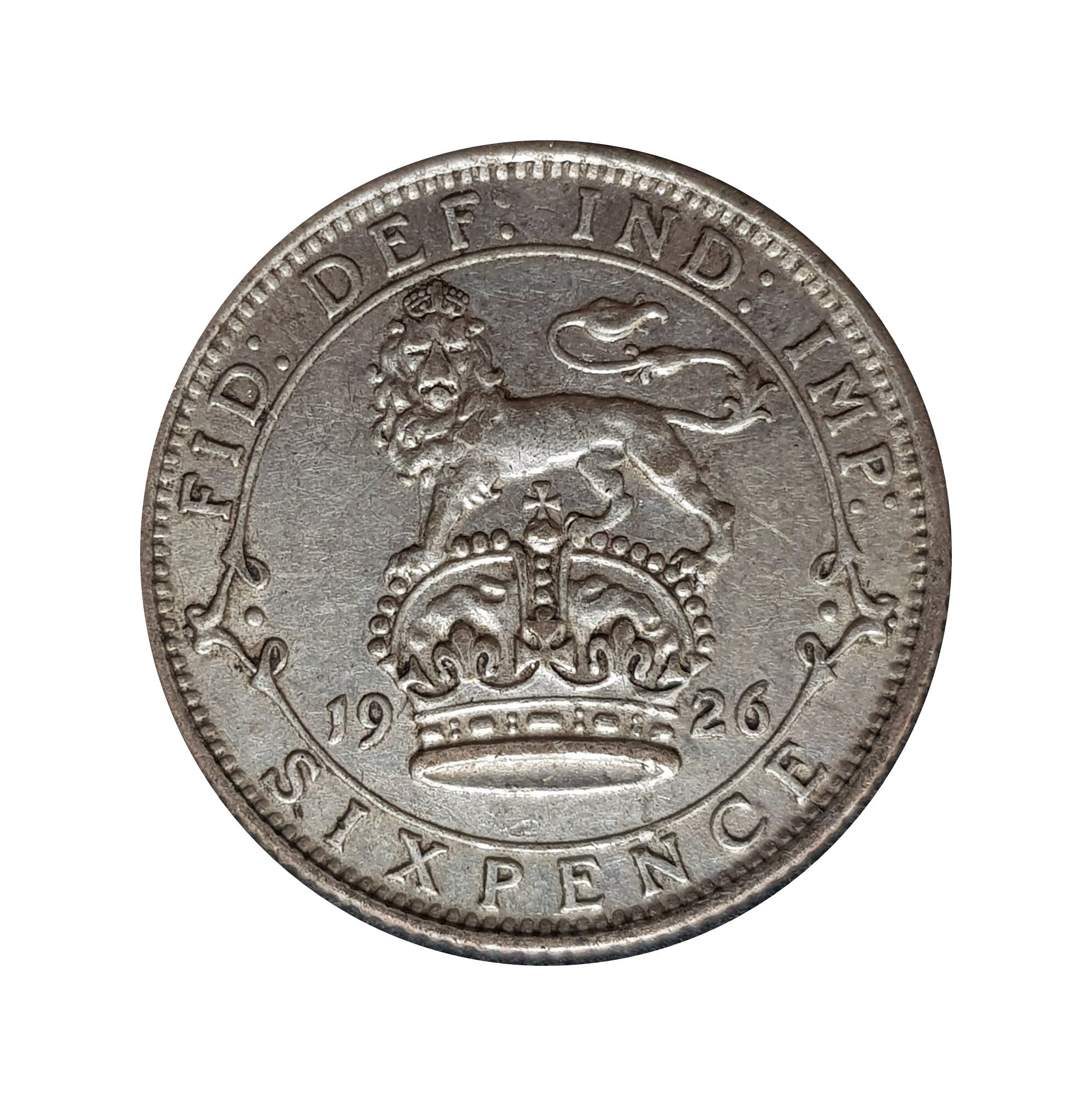 Image of 1926 Sixpence Coin Great Britain From King George V, Perfect For Birthdays , Anniversary Or Craft & Jewellery