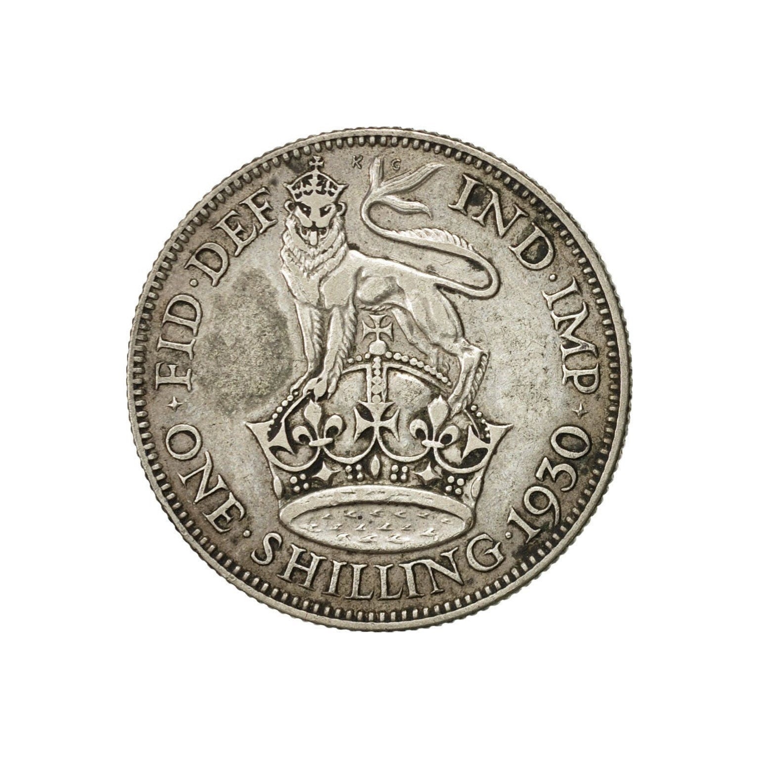 Image of 1930 Shilling Coin Great Britain From King George V, Perfect For Birthdays , Anniversary Or Craft & Jewellery