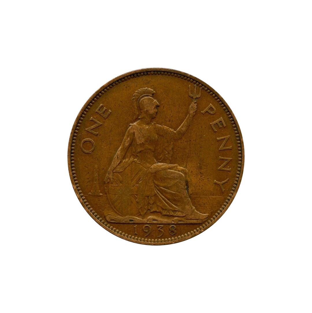 イギリス　ペニー　ジョージ　まとめ売り 1938年 1ペニーコイン イギリス ジョージ6世より 誕生日、記念日、工芸