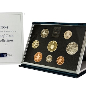 1994 Royal Mint Proof Coin Year Set Complete with Certificate