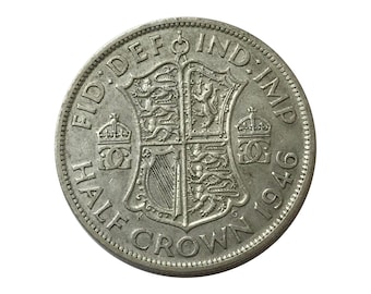 1946 Halfcrown Coin Great Britain From King George VI, Perfect for Birthdays , Anniversary or Craft and Jewellery