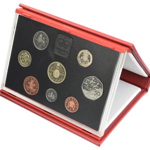 1994 Royal Mint Proof Set Red Leather Deluxe