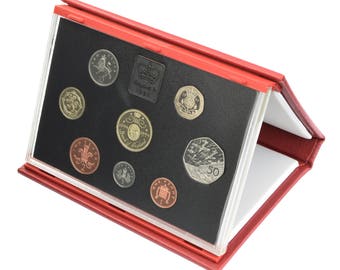1994 Royal Mint Proof Set Red Leather Deluxe