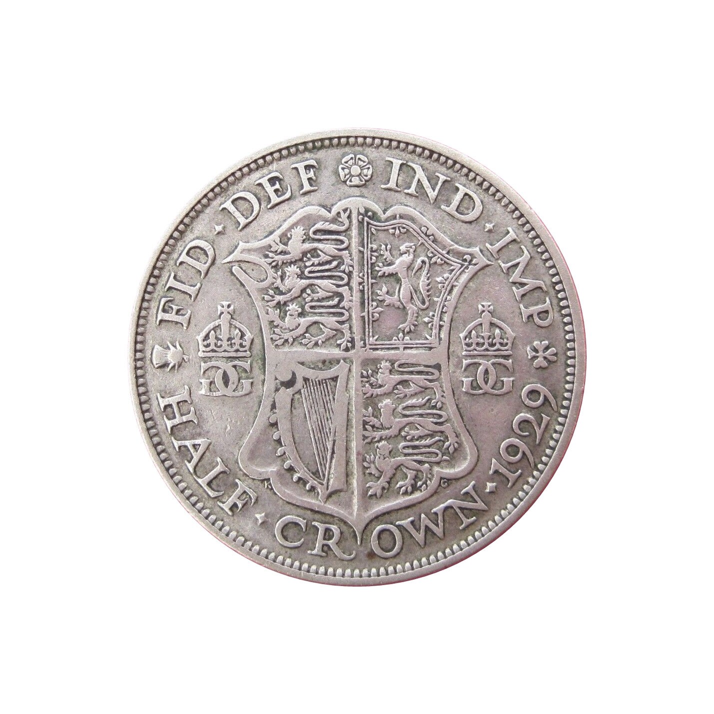 Image of 1929 Halfcrown Coin Great Britain From King George V, Perfect For Birthdays , Anniversary Or Craft & Jewellery