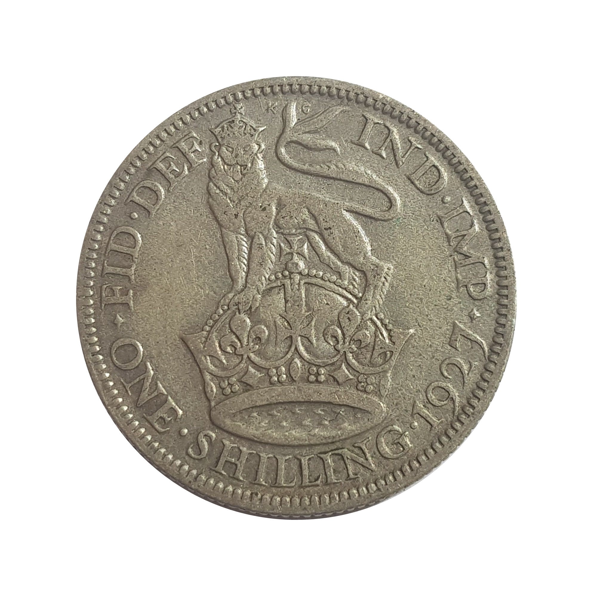 Image of 1927 Shilling | New Style Coin Great Britain From King George V, Perfect For Birthdays , Anniversary Or Craft & Jewellery