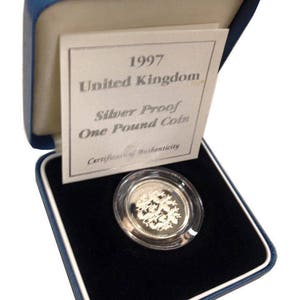 1997 Silver Proof One Pound Coin