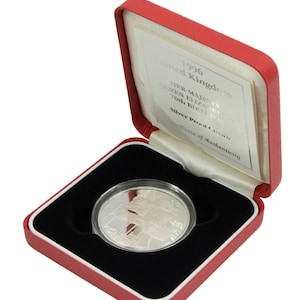 1996 Silver Proof 5.00 Five Pound Coin QE2 70th Birthday