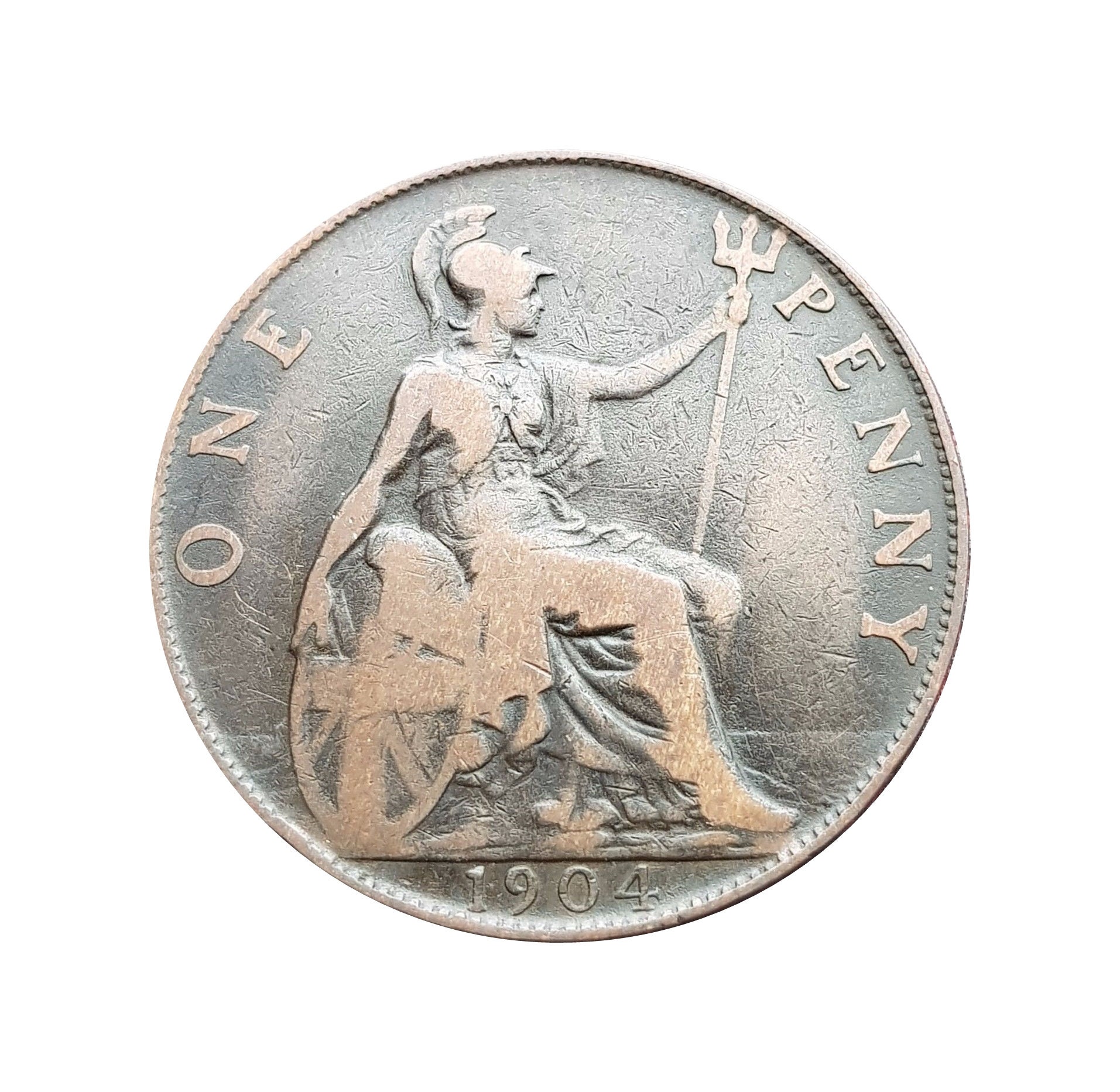 コレクション 1970 G.BRITAIN PENNY PF 68 RD One Penny 1904, British, EVIIR | eBay