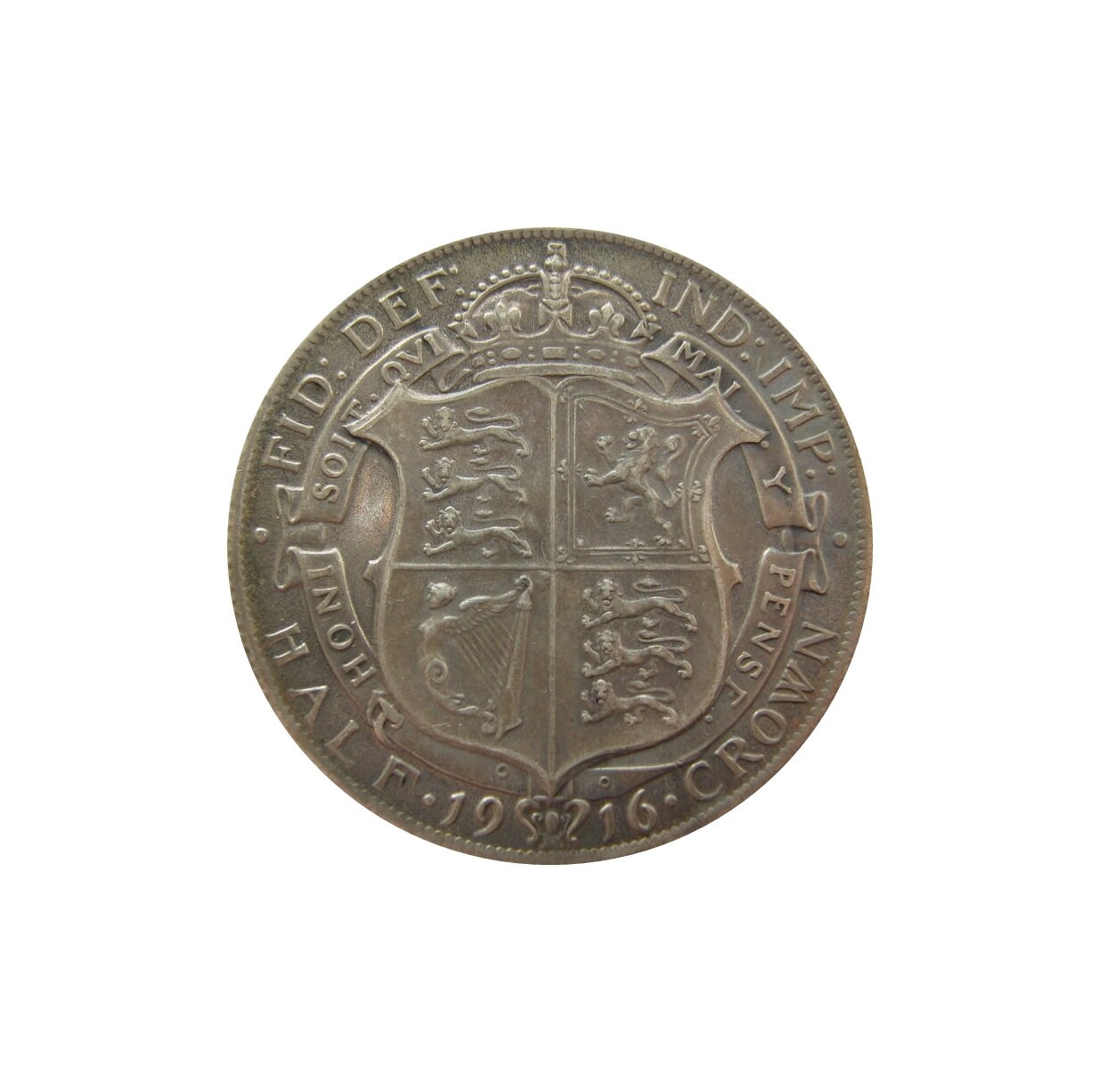Image of 1916 Halfcrown Coin Great Britain From King George V, Perfect For Birthdays , Anniversary Or Craft & Jewellery