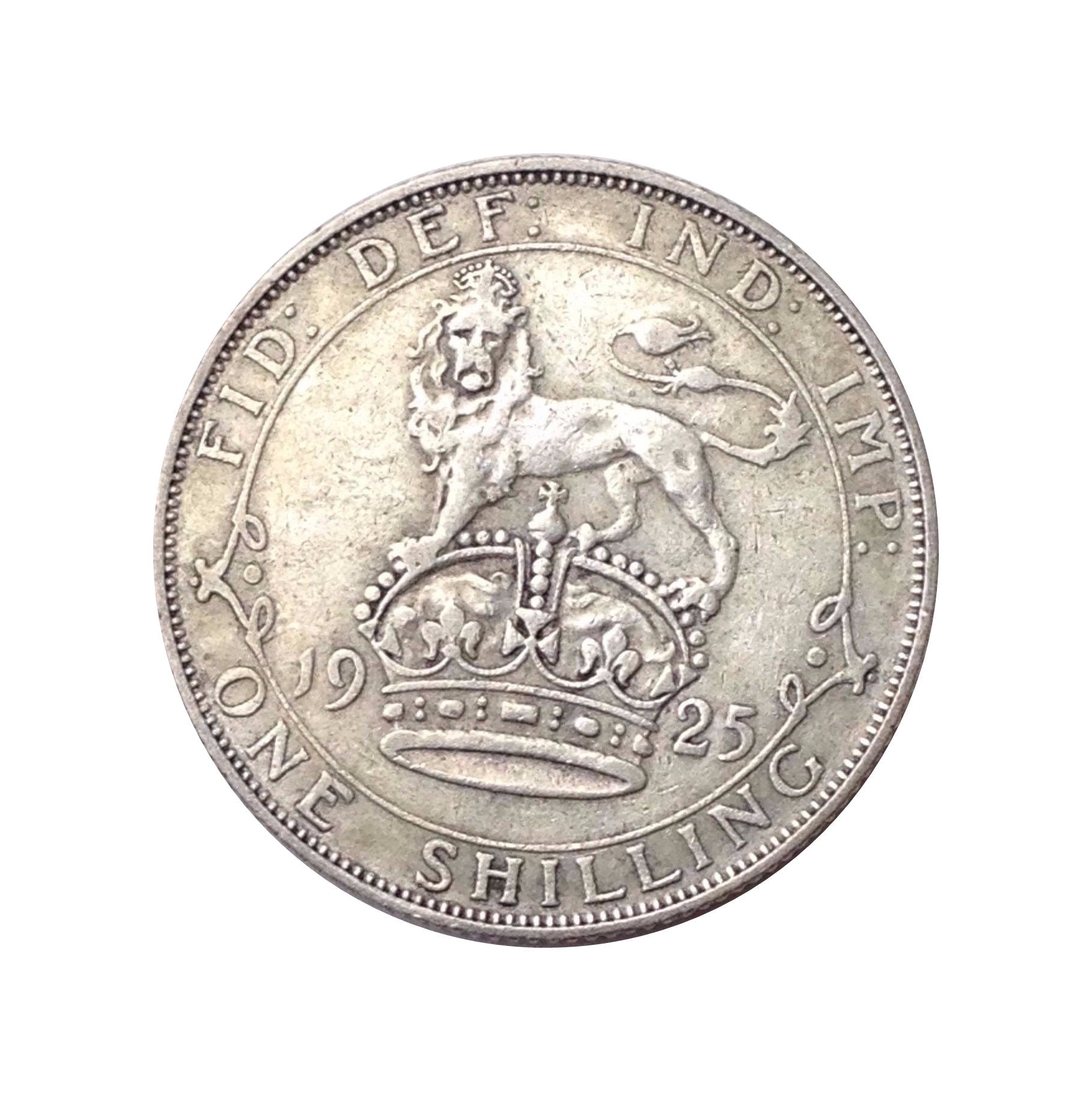 Image of 1925 Shilling Coin Great Britain From King George V, Perfect For Birthdays , Anniversary Or Craft & Jewellery