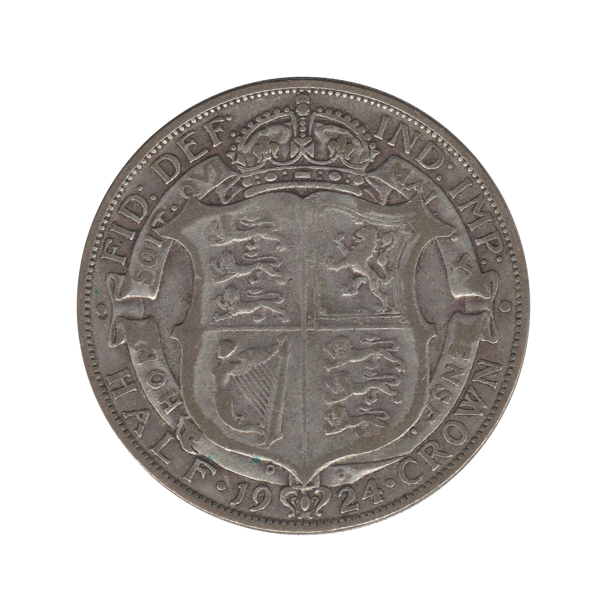 Image of 1924 Halfcrown Coin Great Britain From King George V, Perfect For Birthdays , Anniversary Or Craft & Jewellery