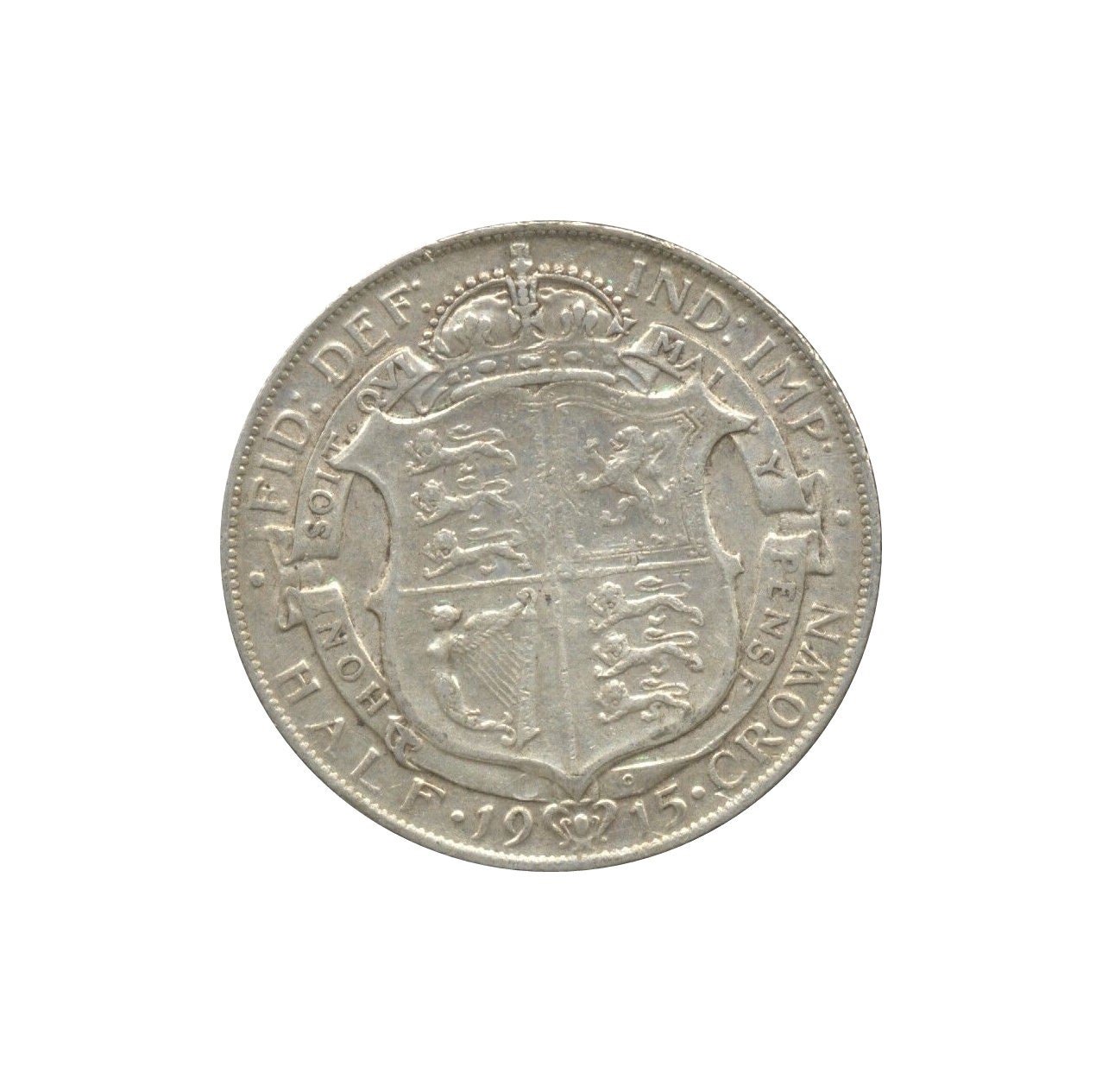 Image of 1915 Halfcrown Coin Great Britain From King George V, Perfect For Birthdays , Anniversary Or Craft & Jewellery