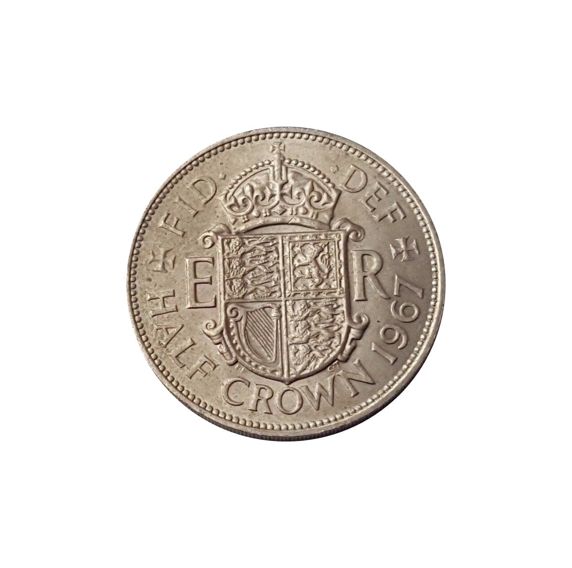 Image of 1967 Halfcrown Coin Great Britain From Queen Elizabeth 2nd, Perfect For Birthdays , Anniversary Or Craft & Jewellery