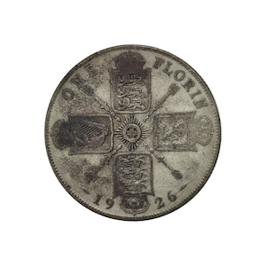 1926 Florin / Two Shilling Coin Great Britain From King George V, Perfect for Birthdays , Anniversary or Craft and Jewellery
