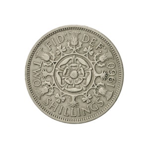 1948年 フローリン/2シリング硬貨 英国国王ジョージ6世より