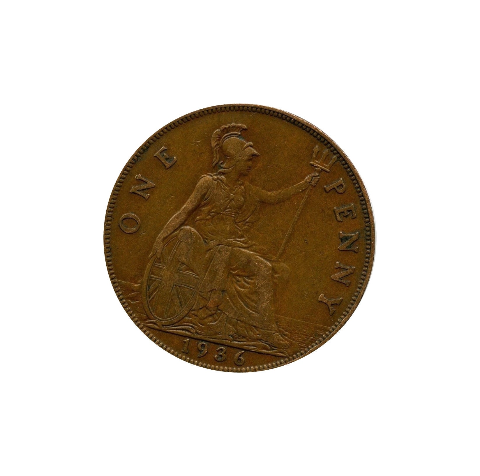 Coin One Penny 1936