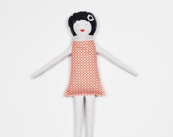 Soft doll  - Brigitte - coral orange