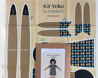 Doll sewing kit blanket - Yoko