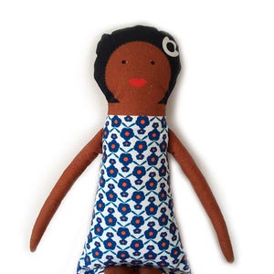 Doudou poupée kit à coudre Aretha cadeau poupée de chiffon enfant image 2