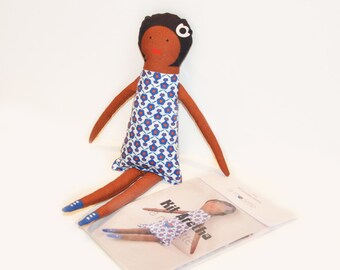 Doll sewing kit blanket - Aretha