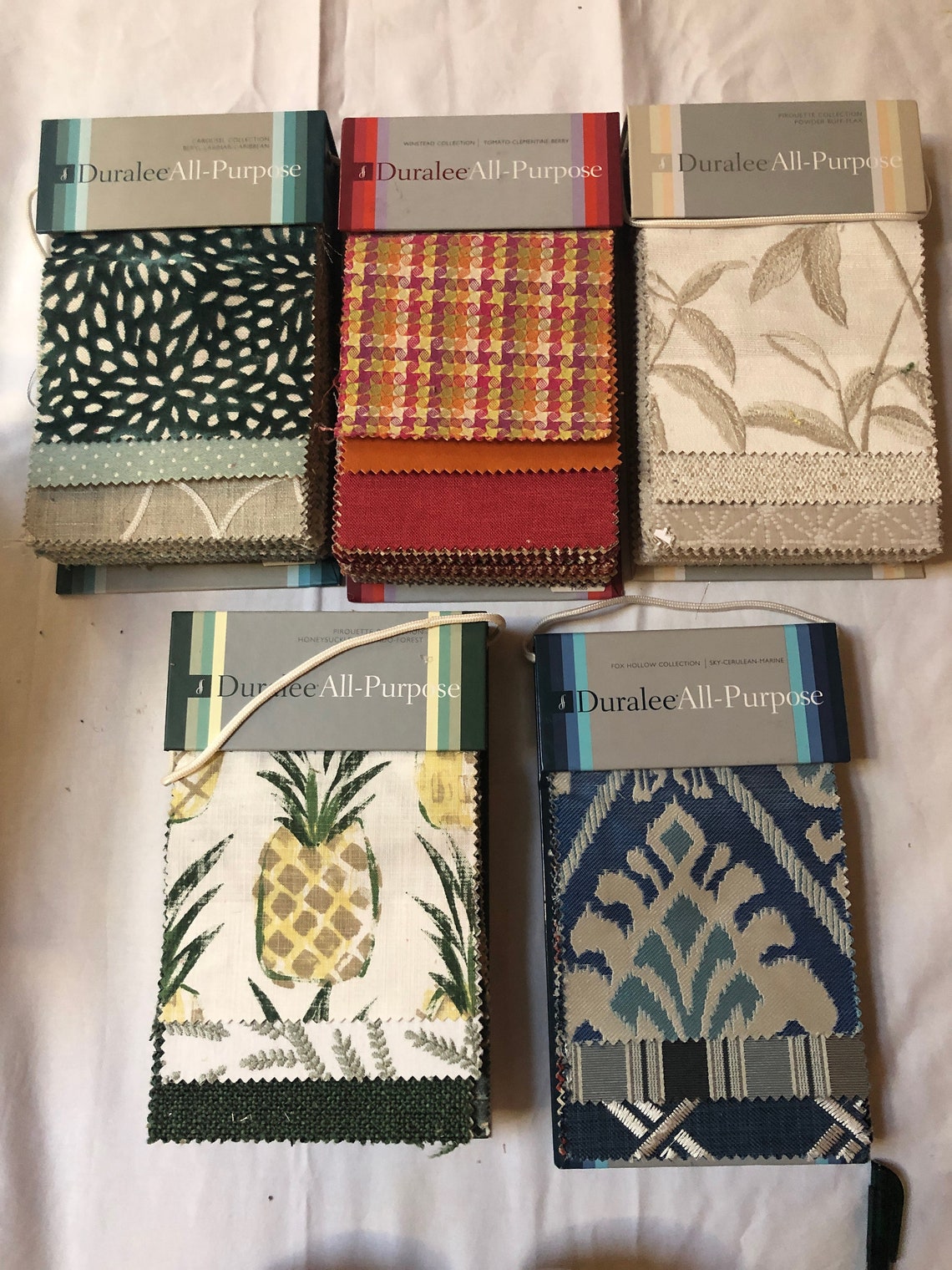 Duralee fabric sample books discontinued upholstery fabrics 5 Etsy