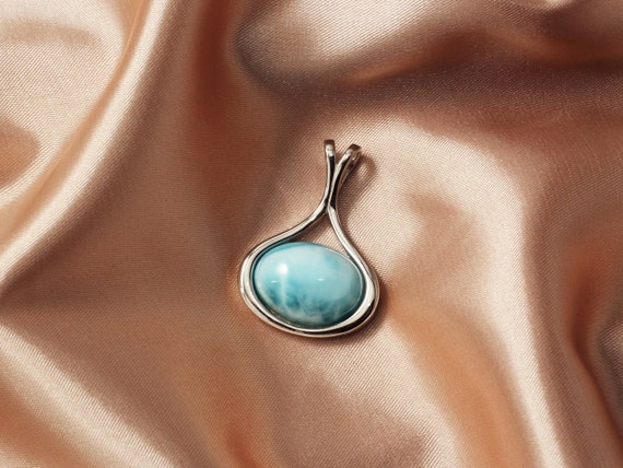 Etsy larimar necklace best sale
