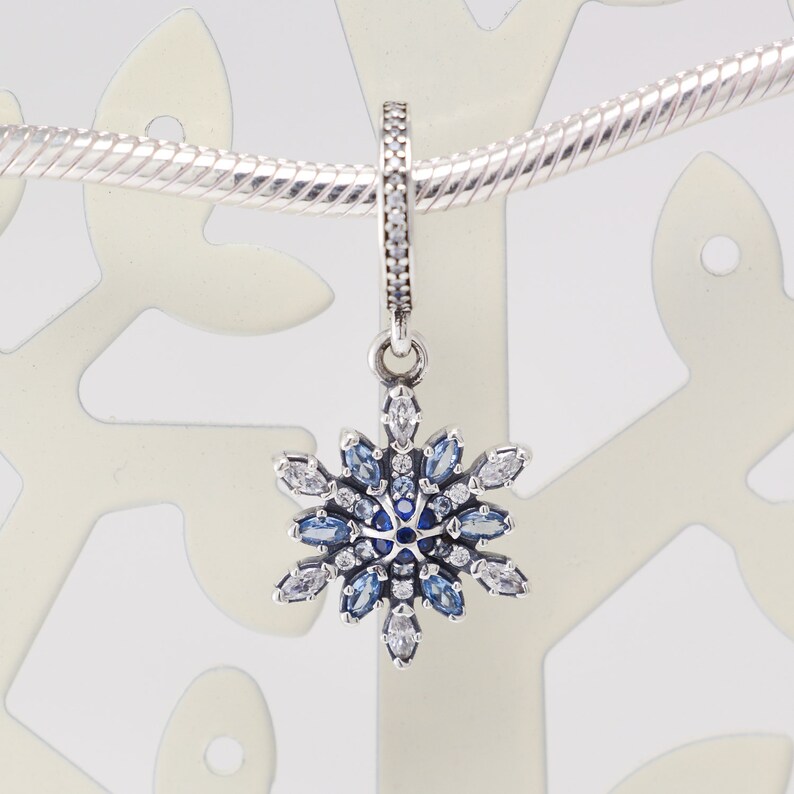 Authentic Pandora Charms 925 Ale Sterling Silver Snowflake