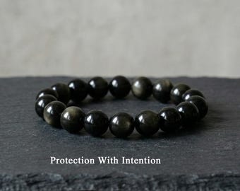 Black Obsidian Bracelet Design Service | Custom Protection Feng Shui Jewelry
