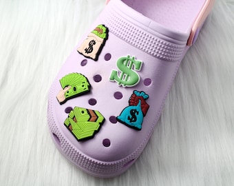 Money Shoe Charms Shoe Clog Charm Fashion Croc Pins Control Charms Shoe Clips Kids Charms Meme Croc Charms Perfect Birthday Gift for Her