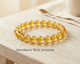 Custom Citrine Bracelet Design | Abundance & Feng Shui Crystal Jewelry | Made to Order