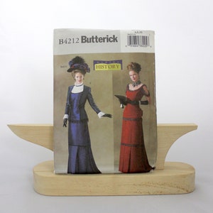Butterick B4212 Misses&#39; Victorian Costume Pattern Gown and Jacket Sizes 6,8,10