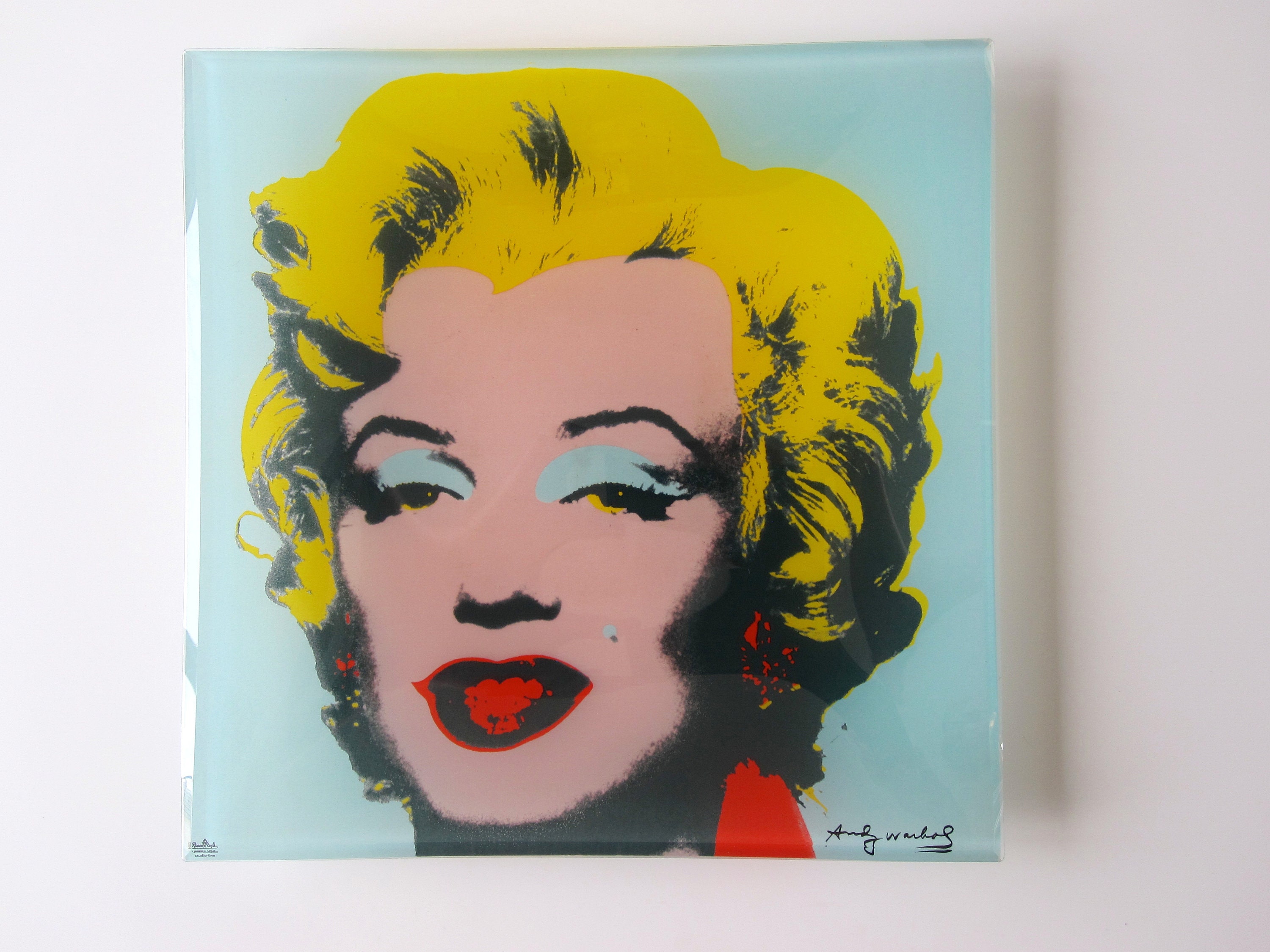 アンディ ウォーホル ローゼンタール ROSENTHAL Clock art ANDY WARHOL. After. ROSENTHAL artist clock 'Clock art' (80