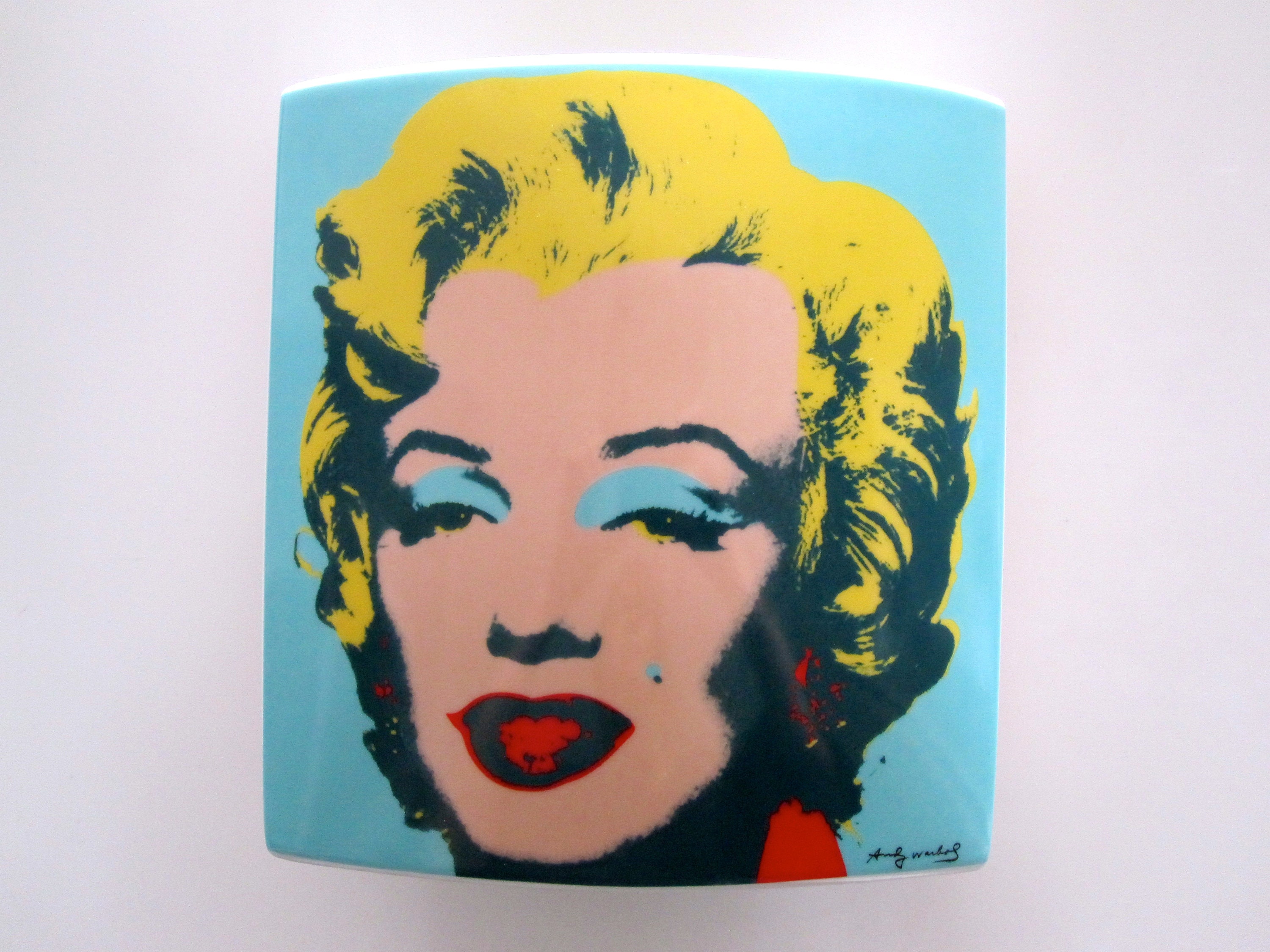 Andy Warhol Pour Rosenthal Studio-Line Vase en Porcelaine Au Portrait de Marilyn Monroe