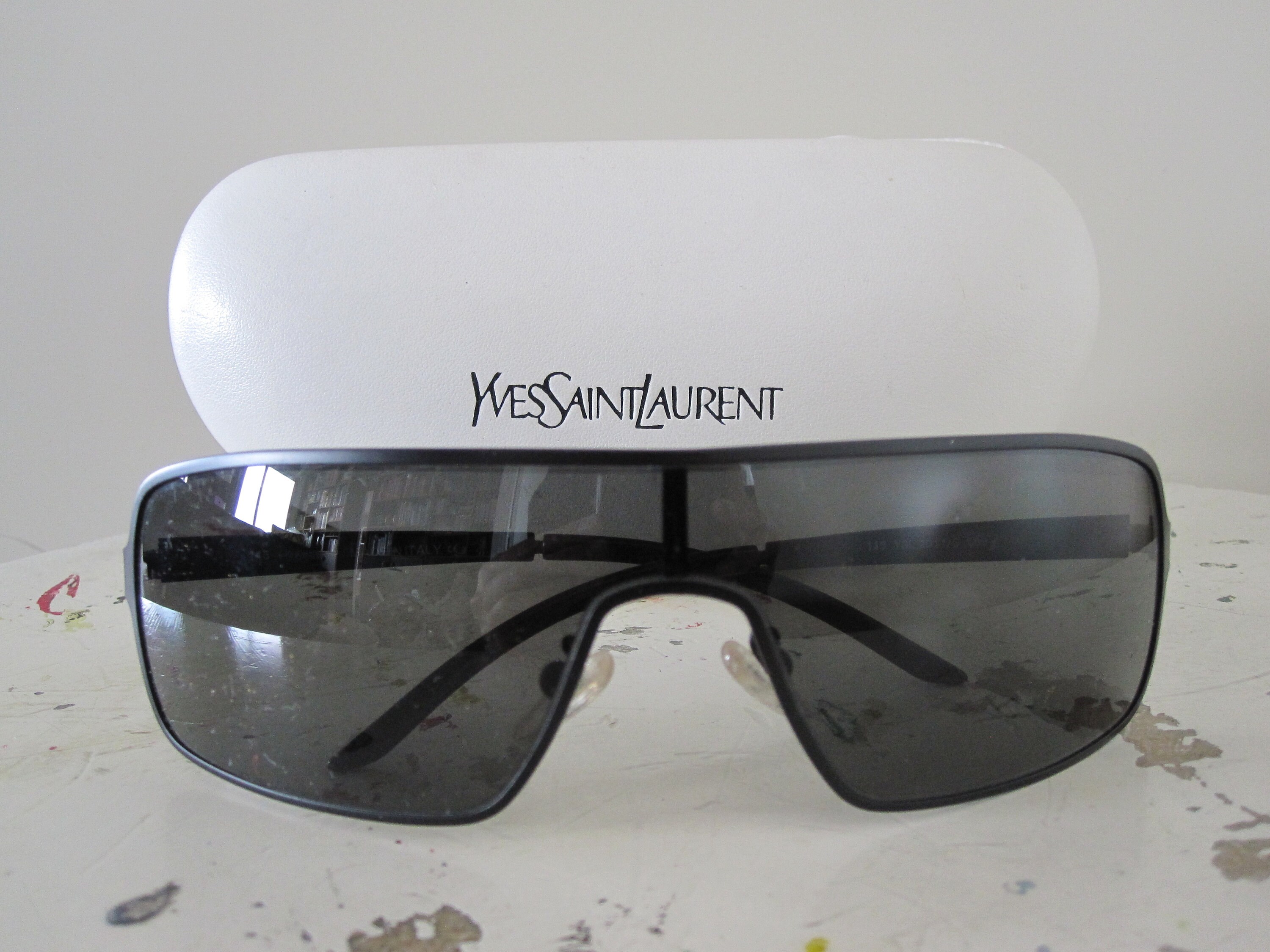 Yves SAINT LAURENT sunglasses with box 1998 Authentiques | Etsy