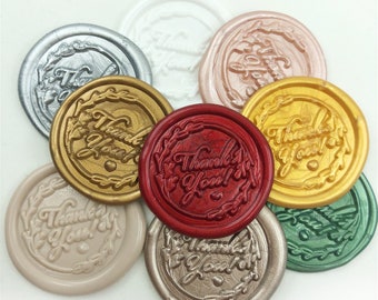Thank You, wax seal, letter, envelope, card, wedding, gift, party, special, vintage, mail, birthday, grateful, invitation