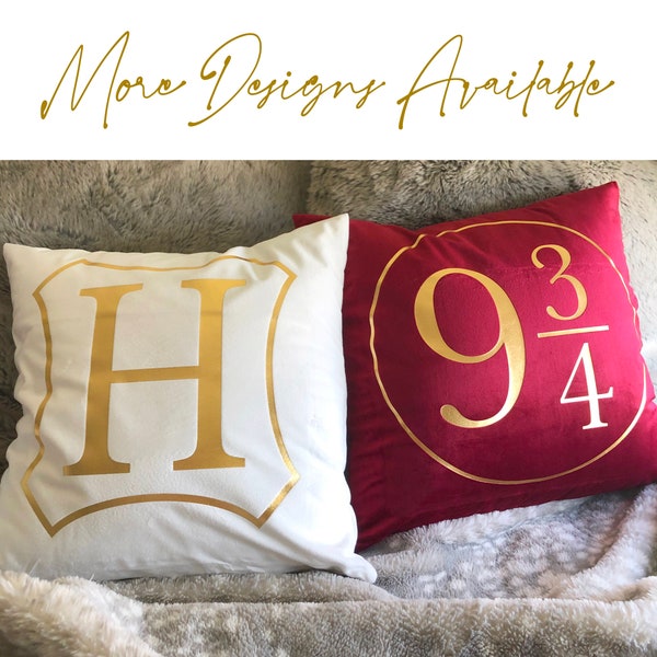 Funda, estuche, terciopelo, hogar, decoración, mágico, mago, bruja, león, serpiente, cuervo, águila, tejón, almohada, cojín, Disney, Peter, Princesa, 16x16