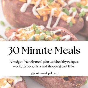 30 Minute Meals