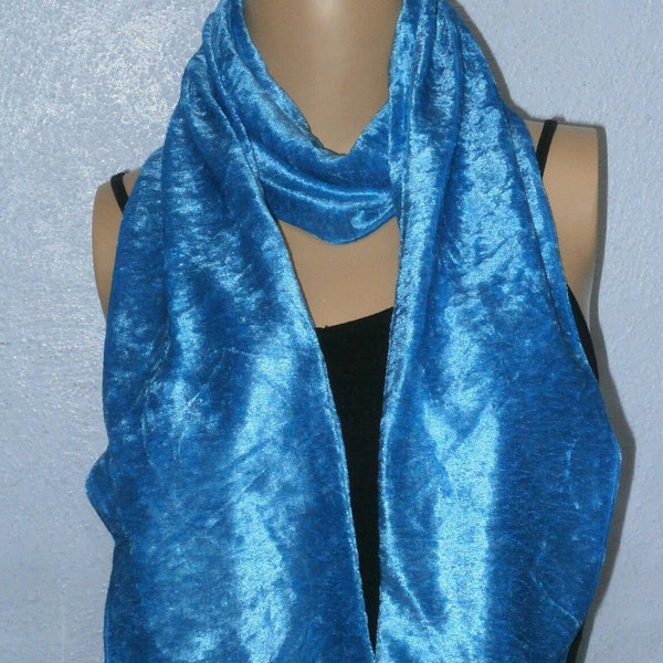crushed velvet shawl