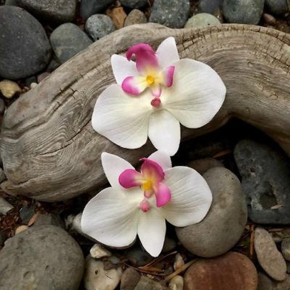 ROCK HAIR CLIP SMALL WHITE ROCK HAIR CLIP SMALL WHITE