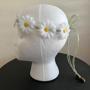 Daisy Headband,  Hippie, Bridal, Festival, Boho