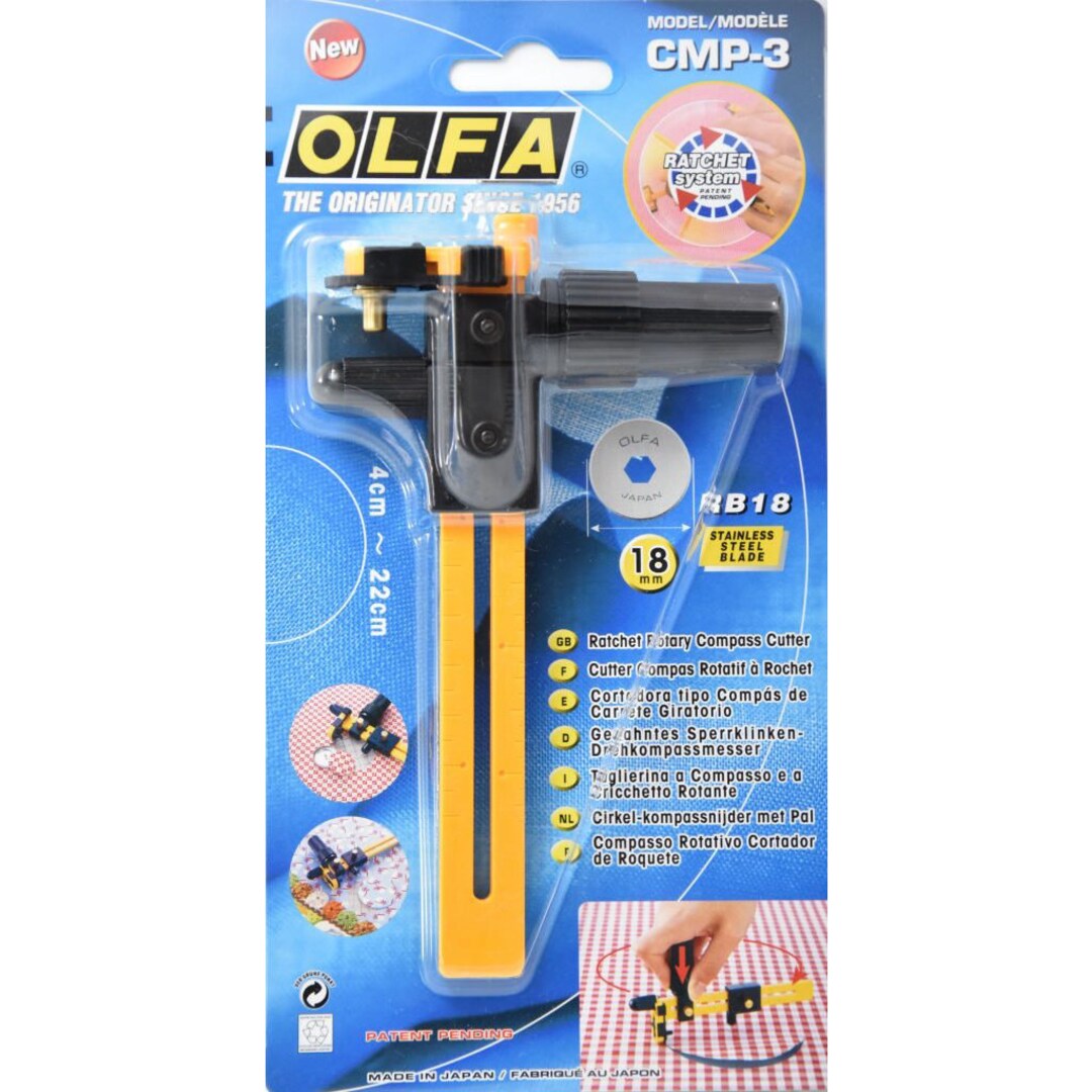 OLFA 18mm Rotary Circle Cutter CMP3 Great for Yo Yos Etsy