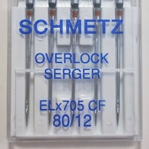 SCHMETZ Overlock Serger ELx705 CF (5pc pack)