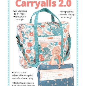 Executive Carryalls 2.0, patronen van Annie, patronenboekje